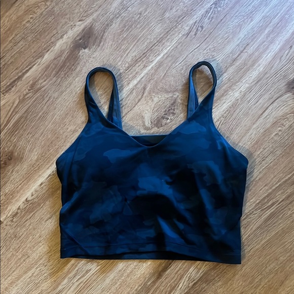 Black Camouflage Sports Bra - Picture 1 of 3